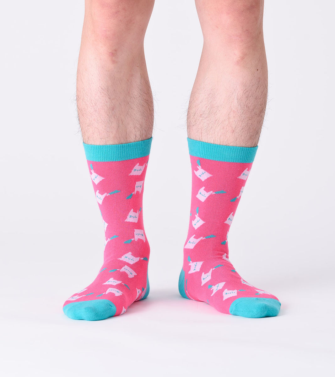 スーパーに行き忘れない靴下/ピンク | hajimari socks